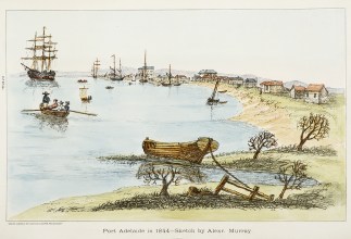 Port Adelaide in 1844 Sketch by Alexr. M… Adelaide