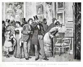 A sunday afternoon in a picture gallery.