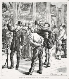 A Party of Working Men at the National Gallery
