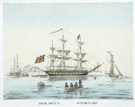 English Corvette Fly. On the Road of Sydney.