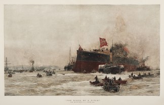 “The Birth of a Titan” SHIPS & YACHTS