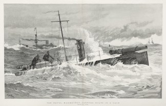 The Naval Manoeuvres – Torpedo Boa… SHIPS & YACHTS