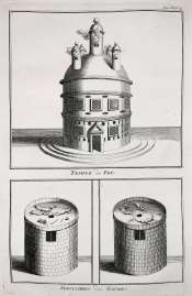 Temple du Feu./ Sepulchres des gaures. Mythology Temple du Feu./ Sepulchres des gaures.