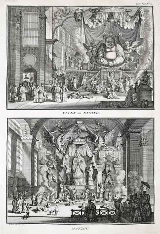 Vitek ou Ninifo. Matzou. - Antique Print from 1789