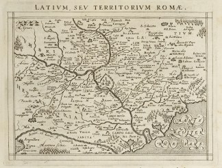 Latium, seu Terrtorium Romae. Italy