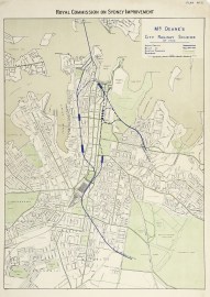 Royal Commission on Sydney Improvement / Mr. H. Deane's City Railway scheme