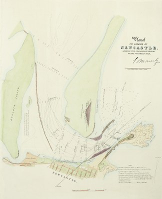 Plan of the Harbour of Newcastle. Shewin… Town Plans