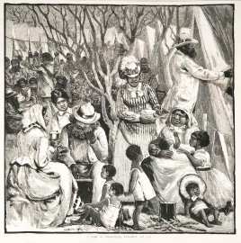 A camp of aboriginals, brighton, A. D. 1885.