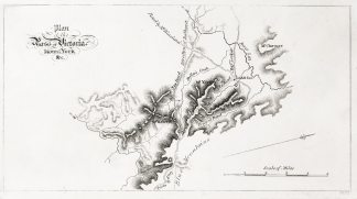 Plan of the Pass of Victoria Mount York &c. - Antique Map from 1838