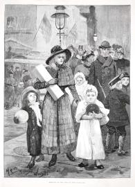 Shopping in New York on New Year's Eve.