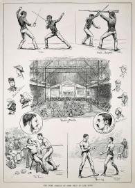 The first assault at arms held in Cape Town.