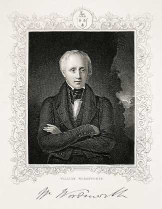 William Wordsworth - Antique Print from 1860