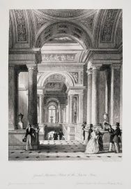 Grand Staircase Palace of the Louvre, Paris.