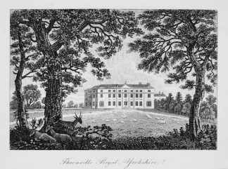 Thornville Royal, Yorkshire. - Antique Print from 1794