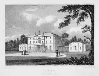 Gask, Perthshire. - Antique View from 1829