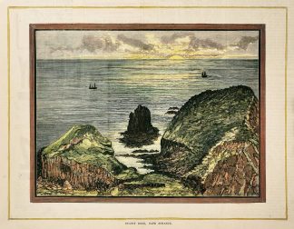 Pulpit Rock, Cape Schanck. - Antique View from 1883