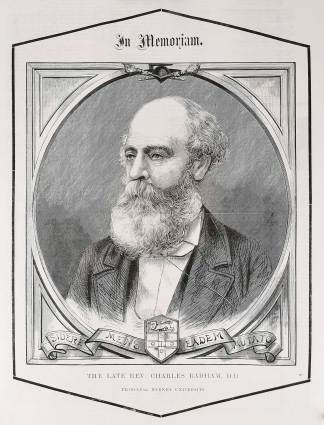 The Late Rev. Charles Badham, D.D. / Principal Sydney University. - Antique Print from 1884