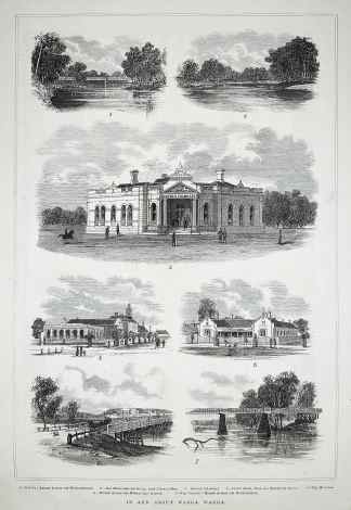 In and About Wagga Wagga. - Antique View from 1883