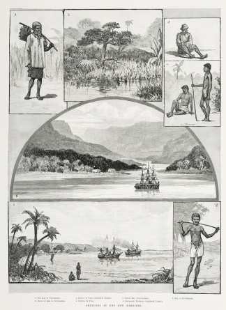 Sketches in the New Hebrides. PACIFIC