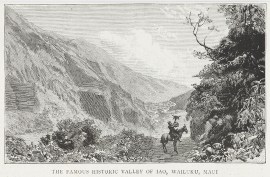 The Famous Historic Valley of Iao, Wailuku, Maui. PACIFIC ISLANDS