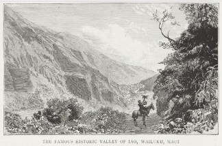 The Famous Historic Valley of Iao, Wailu… Hawaiian Islands (Sandwich Islands)