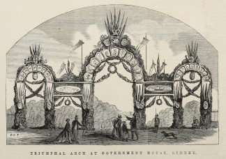 Triumphal Arch at  Government House, Syd… Sydney