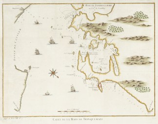 Carte de la Bayer Trinquemale. South Asia