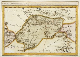 Carte de la Petite Bukharie et pays vois… China