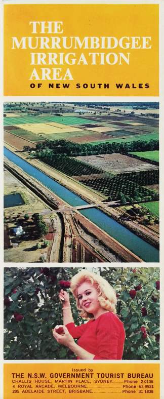 NSW-The Murrumbidgee Irrigation area of New South Wales - Vintage Ephemera from 1966
