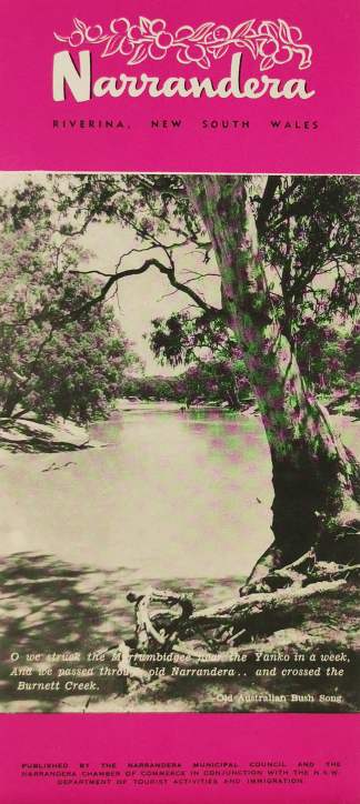 NSW-Narrandera - Vintage Ephemera from 1958