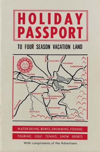 Holiday Passport to Four Season Vacation Land... - Vintage Ephemera from 1972