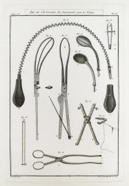 Art du Coutelier, Des Instrumens pour les Polipes.