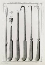 Art du Coutelier, Des Crochets pour l’Accounchement. Tools Art du Coutelier, Des Crochets pour l'Accounchement.