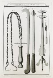 Art du Coutelier, Des Crochets et du Tire-Tête de Moriceau.