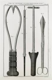 Art du Coutelier, Des Crochets Paralels, du Tire-Tête a bascule, et du Perce-Crane de Mr. Levret.