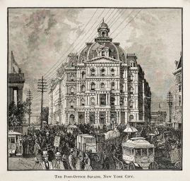 The Post-Office Square, New York City.