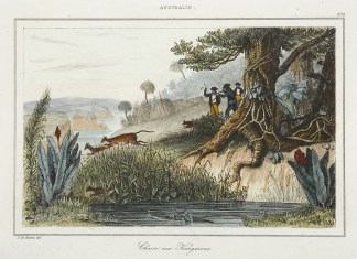 AUSTRALIANA-Chasse aux Kangarous. Australiana (General)