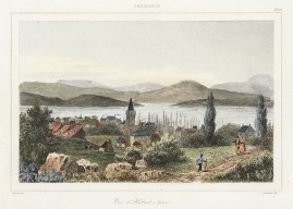 TASMANIA-Vue d'Hobart - Town.