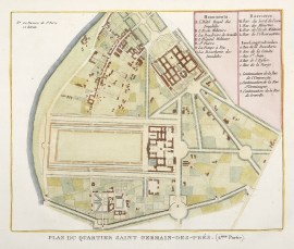 Plan du Quartier Saint Germain-de-pres. (2eme Partie).