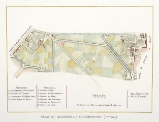 Plan du Quartier Saint du Luxembourg. (2… EUROPE