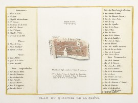 Plan du Quartier de la Greve.