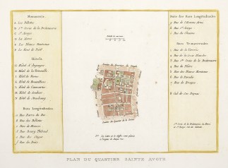 Plan du Quartier Sainte Avoye EUROPE