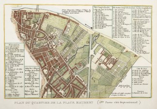 Plan du Quartier de la Place Maubert (1e… EUROPE