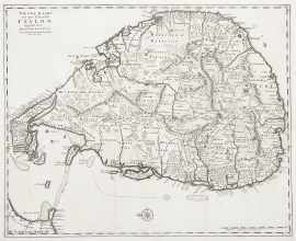 Nieuwe Kaart van Het Eyland Ceylon