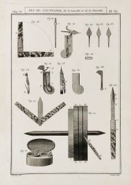 Art du Coutelier, De la Lancette et de la Flamette. Tools Art du Coutelier, De la Lancette et de la Flamette.