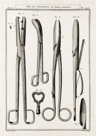 Art du Coutelier, Des Tenettes particulieres. - Antique Print from 1765