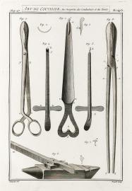 Art du Coutelier, Des Gorgerets, des Conducteurs et des Tenettes.
