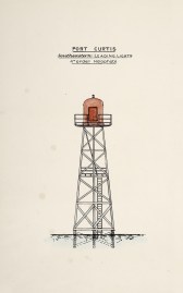 Port Curtis Southeastern leading lights 4th order Holophote