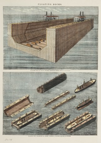 Floating Docks. South America