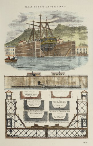 Floating Dock at Carthagena. Spain & Portugal